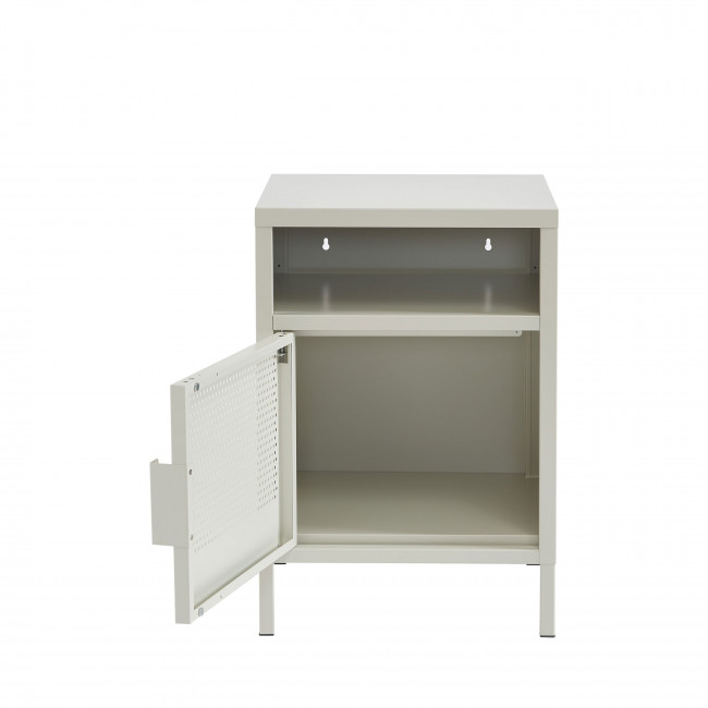 Nino - Table de chevet 1 porte en métal PANTONE
