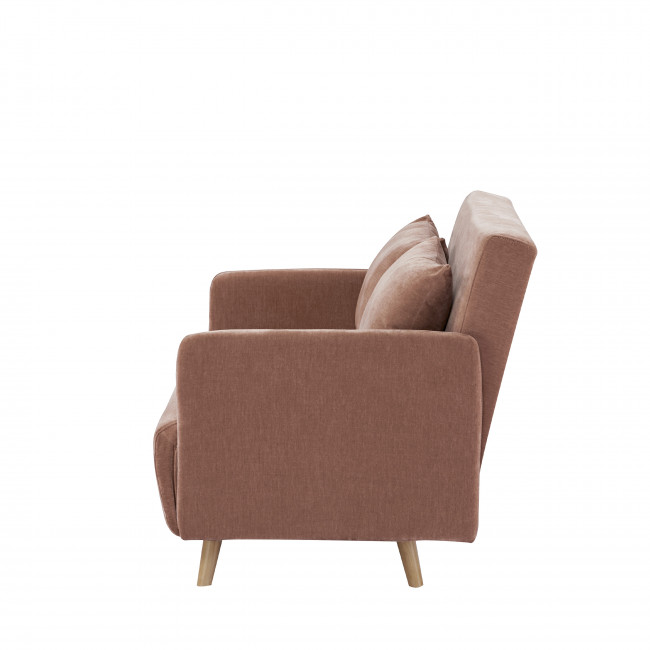 Belushi - Canapé convertible 2 personnes en chenille L120 cm