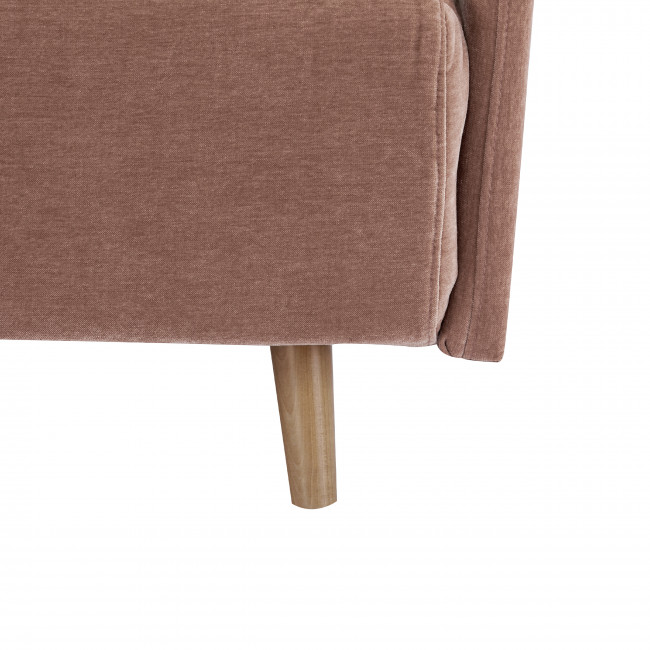 Belushi - Canapé convertible 2 personnes en chenille L120 cm
