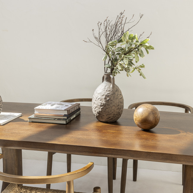 Sinjai - Table à manger en bois massif 200x100cm