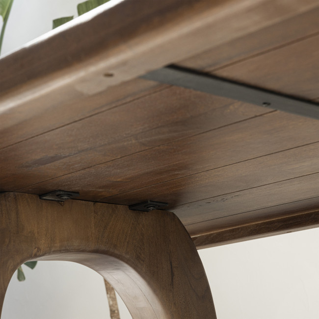 Sinjai - Table à manger en bois massif 200x100cm