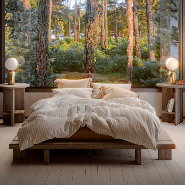 Japan - Lit en bois 140x200cm