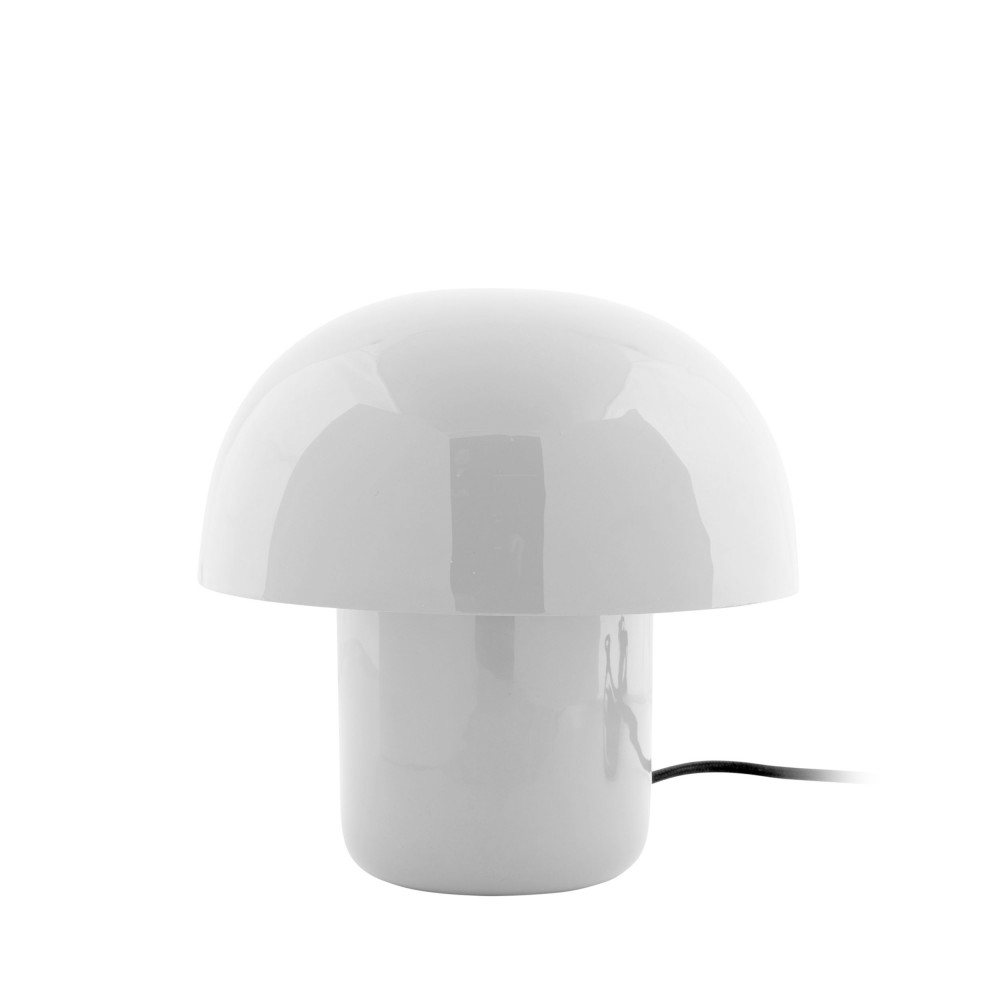 fat mushroom mini - lampe à poser champignon en métal - couleur - blanc
