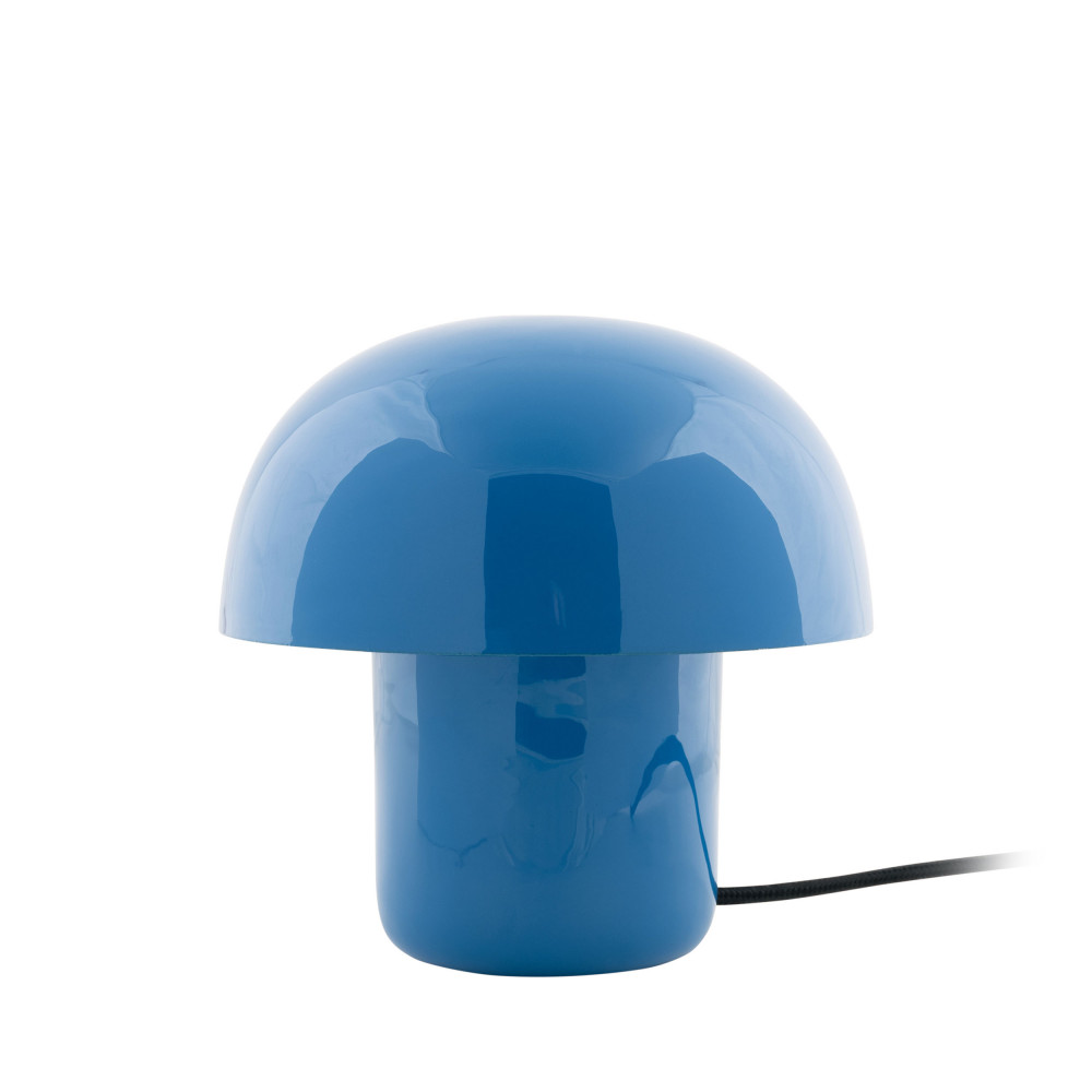 fat mushroom mini - lampe à poser champignon en métal - couleur - bleu