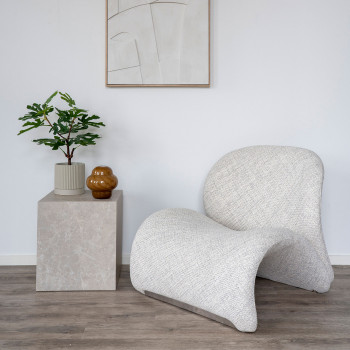 Prague - Table d'appoint effet marbre