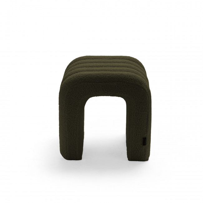 Mui - Tabouret rembourré en tissu bouclette