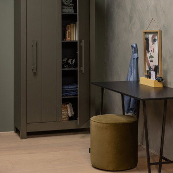 Tino - Bureau en bois et métal L130cm
