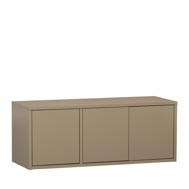 Turner - Meuble TV 3 portes en bois L120cm