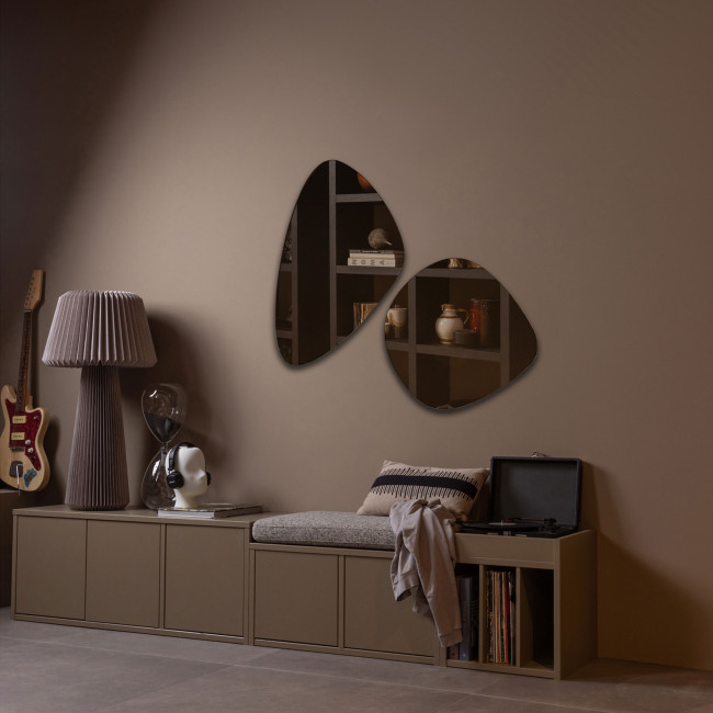 Turner - Meuble TV 3 portes en bois L120cm