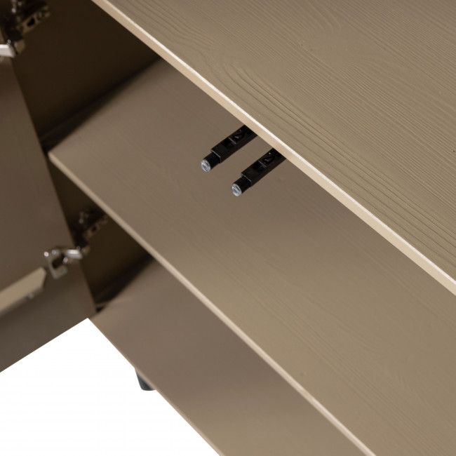 Cadiz - Buffet haut 2 portes en bois H135cm