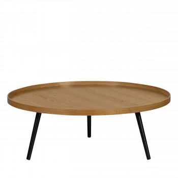 Mesa - Table basse ronde en bois ø100cm