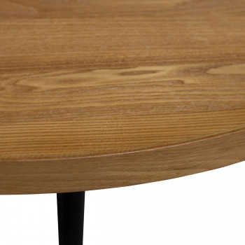 Mesa - Table basse ronde en bois ø100cm