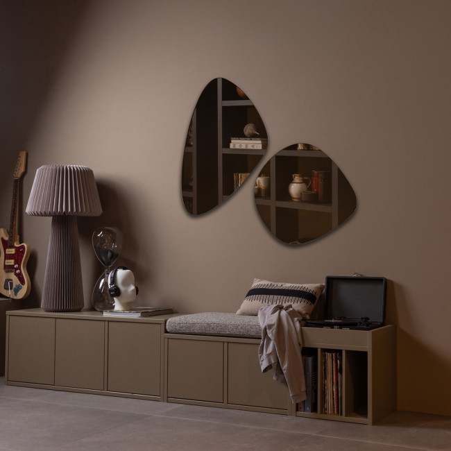 Turner - Banc d'entrée avec rangement chaussures en bois L80cm
