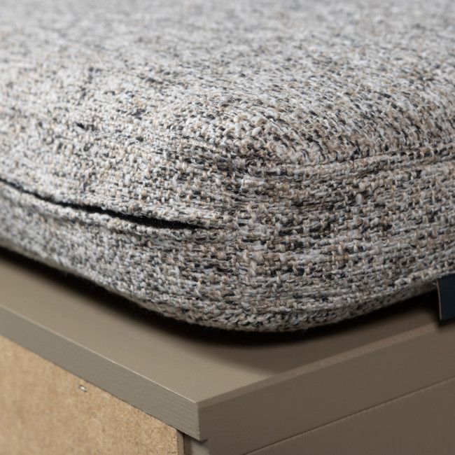 Turner - Banc d'entrée avec rangement chaussures en bois L80cm