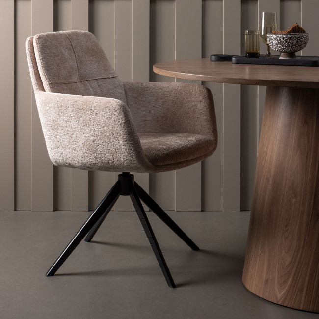 Maan - Table à manger ronde en bois ø120 cm