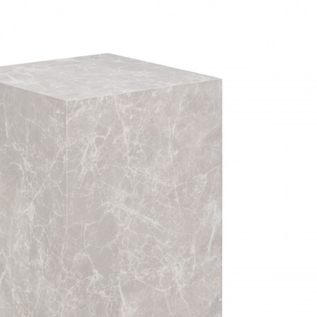Prague - Table d'appoint effet marbre
