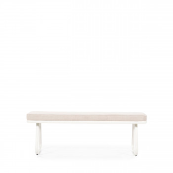 Skola - Banc en tissu et métal L140cm