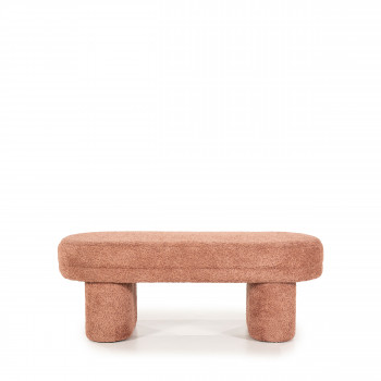 Rama - Banc arrondi en tissu L120cm