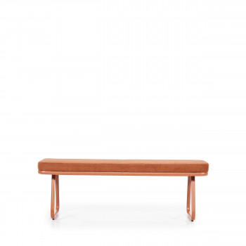 Skola - Banc en tissu et métal L140cm