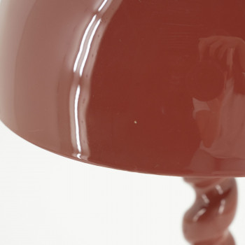 Lampe à poser design chrome LED Flama