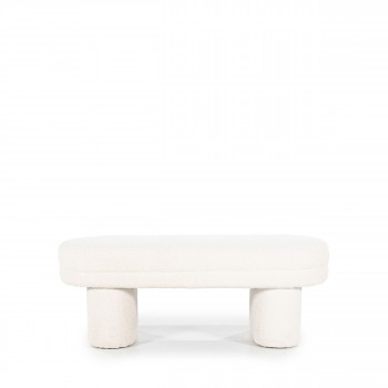 Rama - Banc arrondi en tissu L120cm