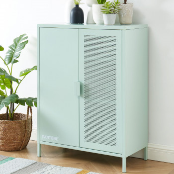 Nino - Buffet haut 2 portes en métal PANTONE H100cm