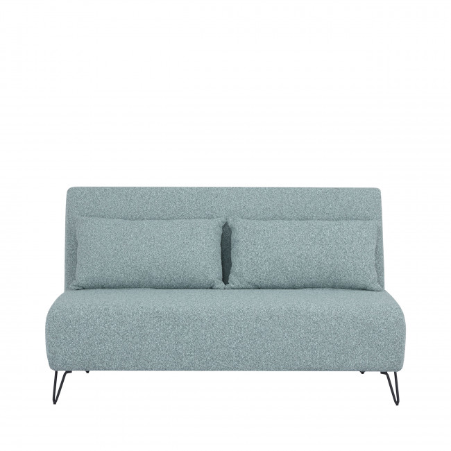 Joe harper - Canapé convertible 2 personnes en tissu bouclette