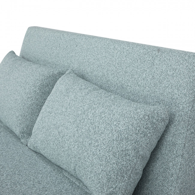 Joe harper - Canapé convertible 2 personnes en tissu bouclette