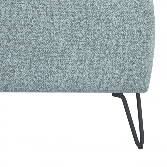 Joe harper - Canapé convertible 2 personnes en tissu bouclette