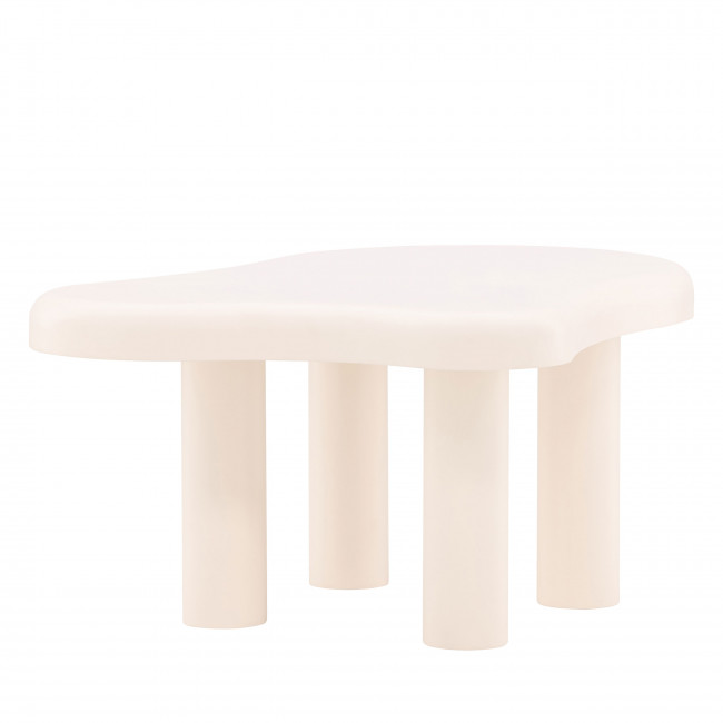 Stromstad - Table basse organique en bois 100x71cm