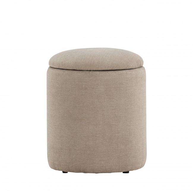 Limpen - Pouf rond en tissu ø32cm