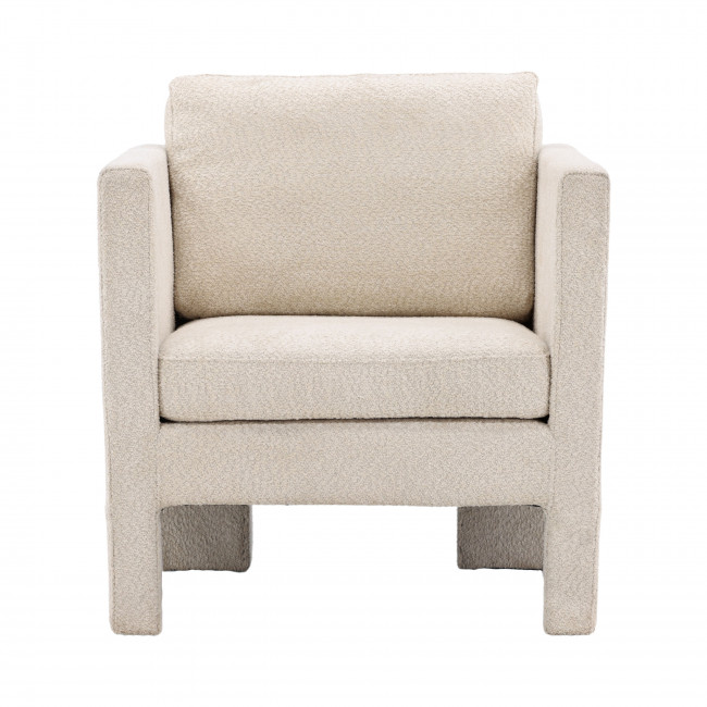 Ragusa - Fauteuil en tissu bouclette