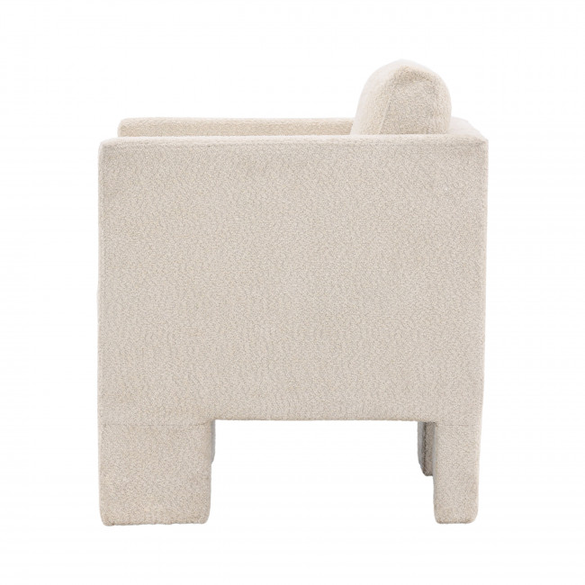 Ragusa - Fauteuil en tissu bouclette