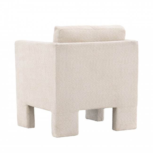 Ragusa - Fauteuil en tissu bouclette