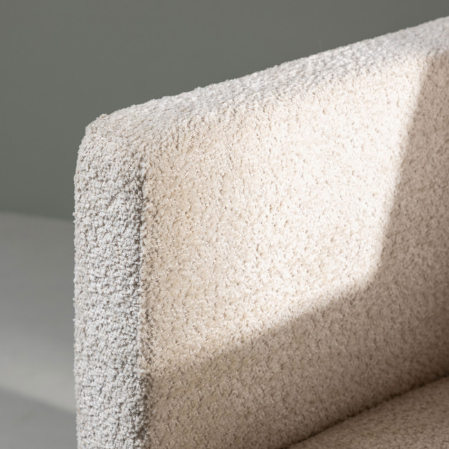 Ragusa - Fauteuil en tissu bouclette