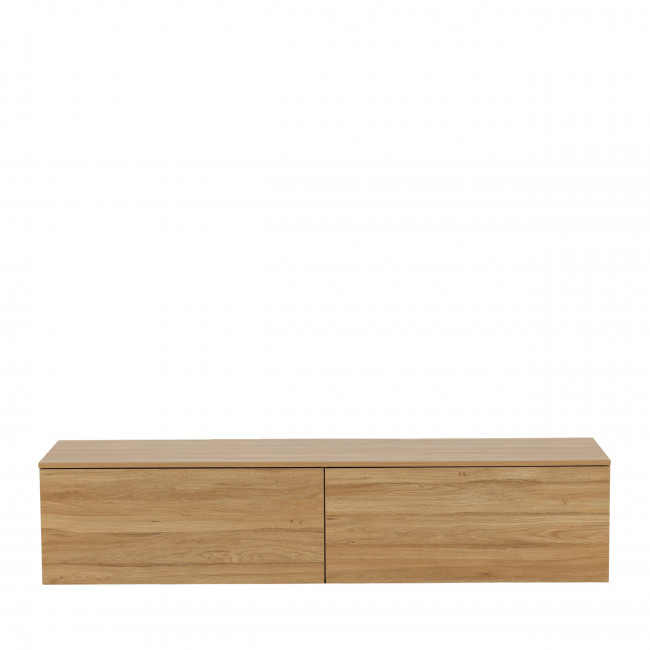Frihamn - Meuble TV 2 tiroirs en bois L160cm