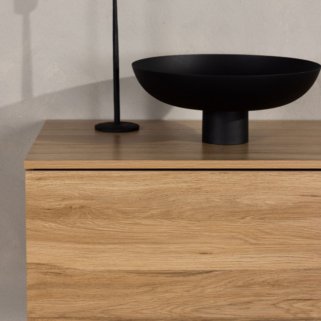 Frihamn - Meuble TV 2 tiroirs en bois L160cm