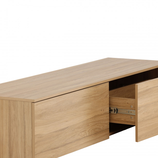 Frihamn - Meuble TV 2 tiroirs en bois L160cm