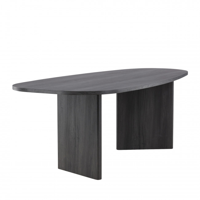 Gronvik - Table à manger 10 personnes organique en bois 