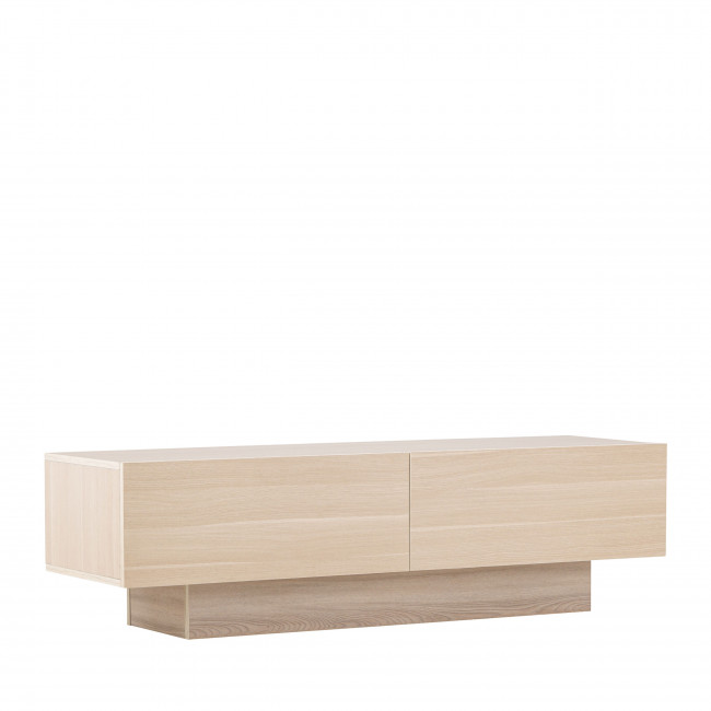 Cuenca - Meuble TV 2 portes battantes en bois L160cm