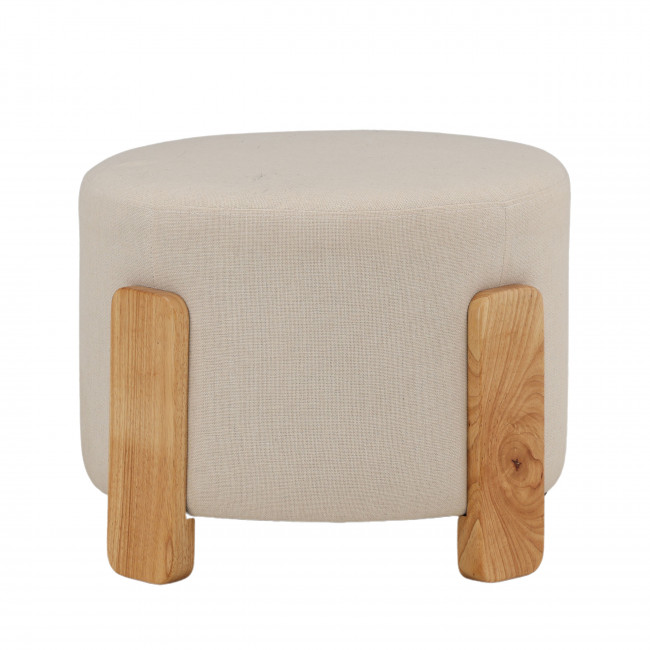 Coffey - Pouf rond en tissu ø52,5cm