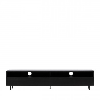 Navarra - Meuble TV 2 tiroirs en bois L180cm