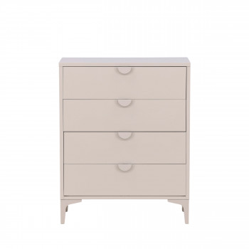 Piring - Commode 4 tiroirs en métal L78cm