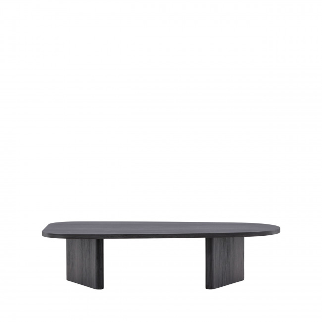 Gronvik - Table basse organique en bois 130x65cm