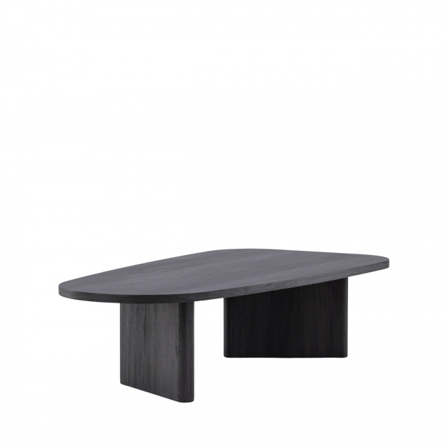 Gronvik - Table basse organique en bois 130x65cm