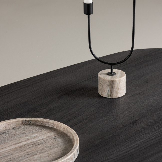 Gronvik - Table basse organique en bois 130x65cm