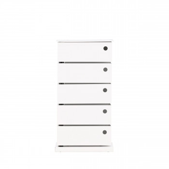 San Carlos - Commode 5 tiroirs en métal H72cm