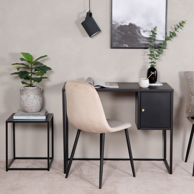 Bakal - Bureau 1 porte en bois et métal L95cm