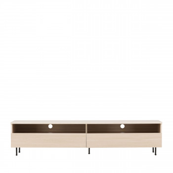 Navarra - Meuble TV 2 tiroirs en bois L180cm