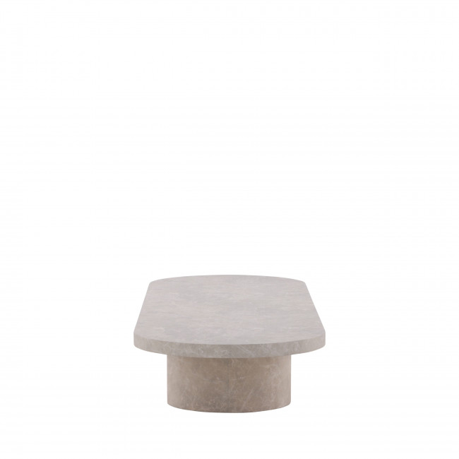 Narvik - Table basse ovale en bois 190x60cm